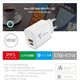 Ładowarka T-Phox Ładowarka Sieciowa 45W USB + USB-C T-PHOX GLORY biała 13722832 6974670443952