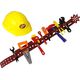 LeanToys Zestaw Majsterkowicza Pas z Narzędziami Kask Klucz 13755572 5905323212213