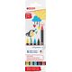 Edding Pisak z cienką końcówką e-1200 EDDING, 3mm, 5 szt., mix kolorów brokatowych 13757029 4057305059550