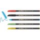 Edding Pisak z cienką końcówką e-1200 EDDING, 3mm, 5 szt., mix kolorów brokatowych 13757029 4057305059550