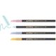 Edding Pisak z cienką końcówką e-1200 EDDING, 3mm, 4 szt., mix kolorów brokatowych 13757031 4057305059994