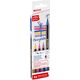 Edding Pisak z końcówką pędzelkowatą e-1340 EDDING, 1-6mm, 4 szt., mix kolorów brokatowych 13757041 4057305060013