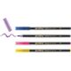 Edding Pisak z końcówką pędzelkowatą e-1340 EDDING, 1-6mm, 4 szt., mix kolorów brokatowych 13757041 4057305060013