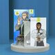 Blueo Szkło Hartowane 5D Mr. Monkey Glass - Apple iPhone 15 Pro czarny (Strong Matte) 13802785 5903396248160