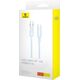 Kabel USB Baseus USB-C - USB-C 2 m Niebieski 13802848 6932172642877