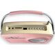 Radio Eltra Radio LUIZA RETRO SP-11 MP3 USB SD Różowe 13811494 5907727028513
