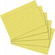 Herlitz Herlitz Karteikarte  A5 liniert gelb           100er Packung 13812201 4008111150511