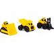 Polesie Polesie 47981 Wywrotka mini + Spychacz mini gąsienicowy + Wózek widłowy mini w woreczku 13813390 4810344147981
