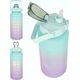 ExtraLink EXTRALINK BUTELKA MOTYWACYJNA BIDON NA WODĘ 2000ML ZIEL-FIOLET BUT-190 13814032 5906168636486
