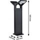 Paulmann Oprawa ogrodowa JUNTEA LED PIR 2x12.5W 2x800lm 3000K 585mm IP44 230V antracyt / aluminium 13815899 4000870948613