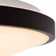 Lampa sufitowa DELIGHT Lucide Dasher 79110/30/30 plafon lampa sufitowa 1x12W LED 2700K 700lm IP44 biały/czarny 13816005 5411212792075