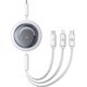 Kabel USB Baseus USB-C - USB-C + microUSB + Lightning 1.1 m Biały (BSU4919) 13818259 6932172656447