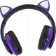 Słuchawki OEM SŁUCHAWKI BLUETOOTH B39 KOCIE USZY PURPLE / FIOLETOWY 13839223 5901313582830