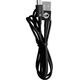 Kabel USB ForCell USB-A - microUSB 1 m Czarny 13843599 5903396152276