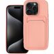 OEM Futerał CARD CASE do IPHONE 15 Pro różowy 13844286 5903396211850