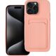 OEM Futerał CARD CASE do IPHONE 15 Pro Max różowy 13844289 5903396211867