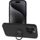 OEM Futerał SILICONE RING do IPHONE 15 Pro czarny 13844382 5903396213984