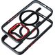 OEM Futerał COLOR EDGE MAG COVER kompatybilny z MagSafe do IPHONE 15 Pro czarno czerwony 13844640 5903396221514