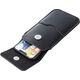 OEM Skórzana uniwersalna wsuwka z klapką - ROYAL / czarny - Rozmiar 2XL - IPHONE 6 PLUS / SAMSUNG A52 / XIAOMI REDMI NOTE 10 13844702 5903396223884