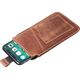 OEM Skórzana uniwersalna wsuwka z pull-up - ROYAL Crazy Horse / brązowy - Rozmiar M - IPHONE 5 / NOKIA S5610 / LUMIA 230 13844710 5903396224034