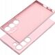 OEM Futerał METALLIC do SAMSUNG S24 Ultra różowy 13845123 5903396233722