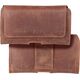 OEM Kabura uniwersalna do paska skórzana ROYAL Crazy Horse pozioma rozmiar M do IPHONE 12 MINI / 13 MINI / SAMSUNG A40 / S8 / XIAOMI 12 / Redmi 5A brązowa 13845504 5903396251290