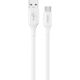 Kabel USB Dudao USB-A - microUSB 1.2 m Biały (6970379615690) 13846697 6970379615690