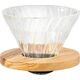 Hario Hario szklany Drip V60-01 - Olive Wood 13857820 4977642736689