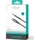 Kabel USB Joyroom Joyroom kabel audio stereo AUX 3,5 mm mini jack - USB-C do telefonu 1,2m czarny (SY-A07) 13858819 6956116773786
