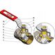 ARKAINSTALACJE Zawór kulowy Calido-S30 CA/ZK-WZR32-OK z rączką z okienkiem W/Z 11/4", PN30 13866848 5902557274710