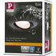 Paulmann Oprawa do wbudowania  NOVA LED PLUS DIM wychylna GU10 max.35W 93mm IP65 230V  czarny matowy / aluminum 13871976 4000870924600