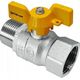 ARKAINSTALACJE Zawór kulowy Arka CG/ZG-WZM15 gazowy W/Z 1/2 Calido Gaz żółty 13872335 5902557275328