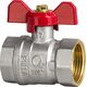 Hydroland Zawór kulowy do pieca Lechar ART.3434-20 kątowy ze śrubunkiem 3/4 niebieski 13872395 5907547679476