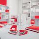 Zszywacz Leitz Zszywacz + dziurkacz Mini NeXXt WOW red 13888588 4002432135509