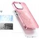 Hurtel Etui Glitter Case MagSafe na iPhone 16 Pro Max - różowe z brokatem 13921440 5907769363962