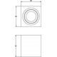 Lampa sufitowa GTV Aveiro OS-AV8085KW1-10 plafon lampa sufitowa 1x20W GU10 biały 13929682 5902801243646
