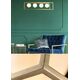 Lampa wisząca Aldex GTV Avelin OS-AVEL2-40-DEC lampa wisząca zwis 2x40W E27 złoty 13932050 5902801352232
