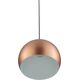 Lampa wisząca Nowodvorski Nowodvorski Candy 10294 lampa wisząca zwis 1x10W GU10 satynowa miedź/biała 13932127 5903139102940