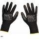 CERVA BUNTING BLACK EVOLUTION - Rękawice dziane, bezszwowe, poliestrowe, cienka warstwa poliuretanu w części chwytnej 7 13933405 8591806117594