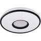 Lampa sufitowa LVT LVT Santo 4043 plafon lampa sufitowa z pilotem 1x24W LED 3000-6500K CCT 1680lm ściemnialny biały/czarny 13936959 5908263384453