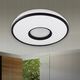 Lampa sufitowa LVT LVT Santo 4043 plafon lampa sufitowa z pilotem 1x24W LED 3000-6500K CCT 1680lm ściemnialny biały/czarny 13936959 5908263384453