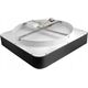 Lampa sufitowa LVT LVT Galaxis Aries 4570 plafon lampa sufitowa z pilotem 1x54W LED 3000-6500K CCT ściemnialny czarny/biały 13936963 5908263385955