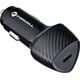Ładowarka ForCell FORCELL F-ENERGY Carbon CC50-1C ładowarka samochodowa Typ C + kabel Typ C do Lightning PD 3A 20W czarna 13938526 5903396209536