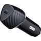 Ładowarka ForCell FORCELL F-ENERGY Carbon CC50-1C ładowarka samochodowa Typ C + kabel Typ C do Lightning PD 3A 20W czarna 13938526 5903396209536