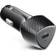 Ładowarka ForCell FORCELL F-ENERGY Carbon CC50-1C ładowarka samochodowa Typ C + kabel Typ C do Lightning PD 3A 20W czarna 13938526 5903396209536