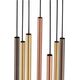 Lampa wisząca Nowodvorski Nowodvorski Laser VII 10704 lampa wisząca zwis 7x10W G9 multikolor/czarna 13938892 5903139107044