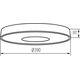 Lampa sufitowa Kanlux Kanlux Vand 37327 plafon lampa sufitowa 1x17,5W LED 4000K biały/czarny 13939992 5905339373274