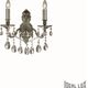 Kinkiet Ideal Lux Kinkiet lampa ścienna Ideal Lux Gioconda AP2 2x40W E14 srebrny 044910 13942938 8021696044910
