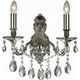 Kinkiet Ideal Lux Kinkiet lampa ścienna Ideal Lux Gioconda AP2 2x40W E14 srebrny 044910 13942938 8021696044910