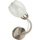Kinkiet Krislamp Krislamp Sani Kr 319-1W kinkiet lampa ścienna 1X40W E14 satynowy 13943051 5907582568049